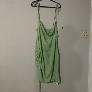Never worn with tags plus size green dress